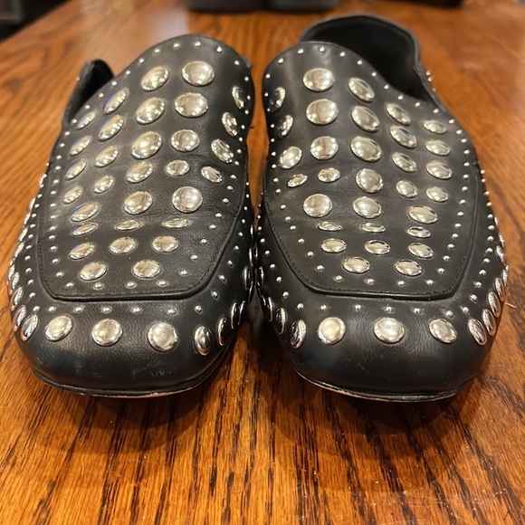 1.State Black Studded Loafers - Picture 2 of 4